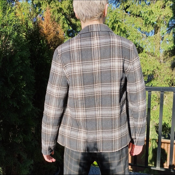 Zara modern Plaid Shirt Jacket - Picture 2 of 4